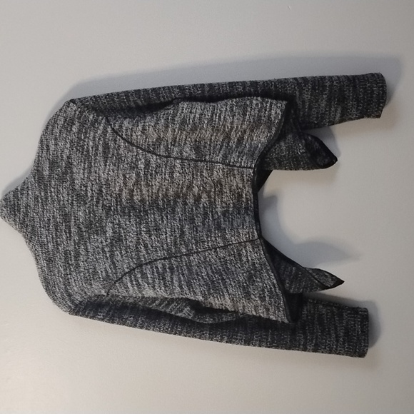 Torrid Moto Style Drape Front Cardigan Jacket Gold Metallic Detail Size 2 - Picture 11 of 13